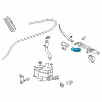 OEM 2014 Toyota Prius Plug-In Front Motor Diagram - 85110-47240