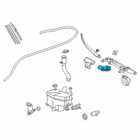 OEM 2013 Toyota Prius Front Motor Diagram - 85110-47240