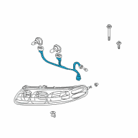 OEM 2001 Pontiac Bonneville Harness Diagram - 15301610