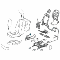 OEM 2020 Lexus RX450h Knob, Power Seat Switch Diagram - 84921-08030-C0