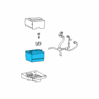 OEM 1995 Ford Crown Victoria Battery Diagram - BXT-65-650