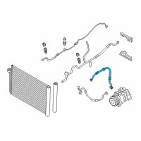 OEM 2016 BMW M5 Suction Pipe Diagram - 64-53-9-218-928