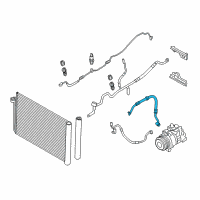 OEM BMW M5 Suction Pipe Diagram - 64-53-9-218-928