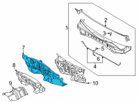 OEM Hyundai Tucson PANEL COMPLETE-DASH Diagram - 64300-CW000