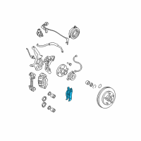 OEM 2006 Ford Expedition Rear Pads Diagram - 4L1Z-2001-BA