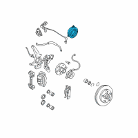 OEM 2009 Lincoln Navigator Lock Hub Assembly Diagram - 7L1Z-3C247-A