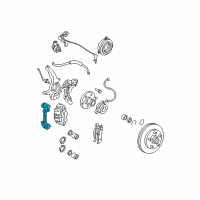 OEM 2003 Ford Expedition Caliper Mount Diagram - 6L1Z-2B540-A