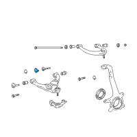 OEM 2008 Lexus GX470 Cam Sub-Assy, Front Suspension Toe Adjust Diagram - 48409-60020