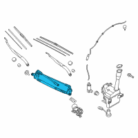 OEM 2018 Kia Optima Link Assembly-Windshield Diagram - 98120D4000