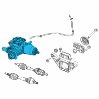 OEM 2020 Jeep Cherokee Rear Axle Diagram - 68545100AA