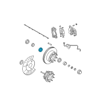 OEM 2018 Ford F-350 Super Duty Inner Bearing Cup Diagram - CC3Z-1217-B