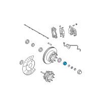 OEM 2008 Ford F-250 Super Duty Outer Bearing Diagram - 7C3Z-1216-A