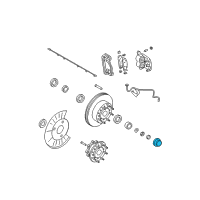 OEM 2012 Ford F-350 Super Duty Outer Bearing Cap Diagram - 7C3Z-1131-A