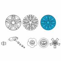 OEM 2020 Lexus LX570 Wheel, Disc Diagram - 42611-60E50