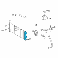 OEM 2007 Toyota FJ Cruiser Tank Diagram - 16460-31350