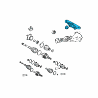 OEM 2020 Toyota Sienna Rear Support Diagram - 52390-45010