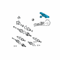 OEM Toyota Rear Support Diagram - 52390-45010