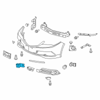 OEM 2014 Honda Civic Sensor Assembly, Ambient Diagram - 80525-T2F-A01