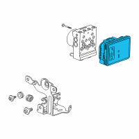 OEM Cadillac ABS Control Unit Diagram - 84256781