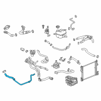 OEM Cadillac CT6 Hose Assembly Diagram - 84137635