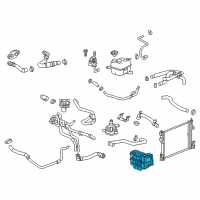 OEM 2017 Cadillac CT6 Heater Assembly Diagram - 23118979