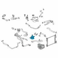 OEM 2017 Cadillac CT6 Pump Assembly Diagram - 13597899