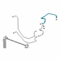 OEM 2017 GMC Acadia Outlet Hose Diagram - 23277642