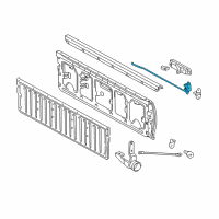 OEM Toyota Tacoma Lock Assembly Diagram - 65790-04042