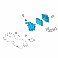 OEM 2020 Infiniti Q60 Air Cleaner Diagram - 16500-5CA5A