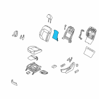 OEM 2014 Kia Sportage Heater-Front Seat Back Diagram - 883903W051