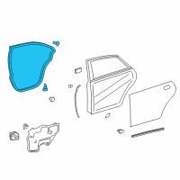 OEM 2017 Toyota Avalon Surround Weatherstrip Diagram - 67872-07010