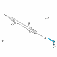 OEM 2012 Lexus RX350 Rod Assy, Tie, RH Diagram - 45460-49055