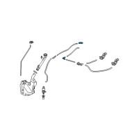 OEM Acura Joint L, Washer Diagram - 76828-S1E-E01