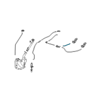 OEM 2011 Acura TL Tube (4X7X255) Diagram - 76832-TK4-A11