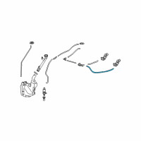 OEM 2010 Acura TL Tube (4X7X815) Diagram - 76868-TK4-A11