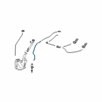 OEM 2014 Acura TL Tube (4X7X710) Diagram - 76837-TK4-A01