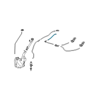 OEM Acura TL Tube (4X7X355) Diagram - 76838-TK4-A01