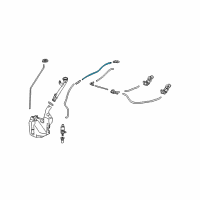 OEM Acura TL Tube (4X7X605) Diagram - 76844-TK4-A01