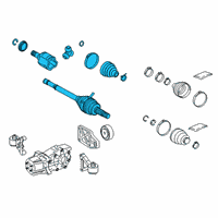 OEM 2021 Toyota RAV4 Axle Assembly Diagram - 42340-0R010