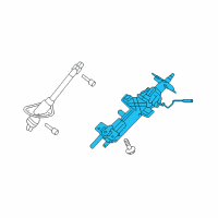 OEM 2008 Hyundai Sonata Column & Shaft Assembly-Steering Diagram - 56310-3K220