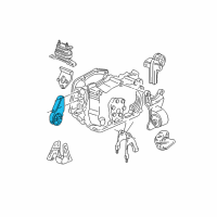 OEM Pontiac Grand Am Transmission Mount Diagram - 22605204