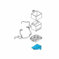 OEM Chrysler PT Cruiser Support-Battery Tray Diagram - 4724931AC