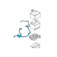 OEM 2005 Chrysler PT Cruiser Battery Cable Diagram - 4671631AE