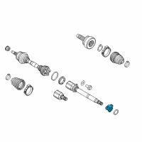 OEM Ram ProMaster City Joint-Tripod Diagram - 68094607AA