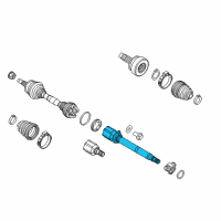 OEM 2017 Ram ProMaster City Shaft-Stub Diagram - 68261780AA