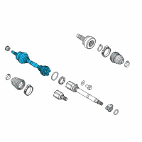 OEM 2020 Ram ProMaster City Shaft-Axle Half Diagram - 68490131AA