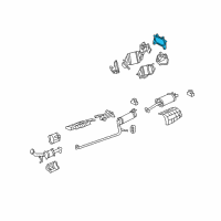 OEM Honda Civic Gasket, Exhuast Manifold Diagram - 18115-RMX-007