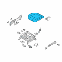 OEM 2022 Hyundai Palisade Cushion Assembly-FR Seat, RH Diagram - 88200-S8540-UDB