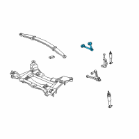 OEM 2010 Chevrolet Corvette Upper Control Arm Diagram - 10356431