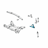 OEM Cadillac XLR Lower Control Arm Diagram - 20799881